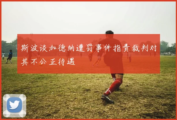 斯波谈加德纳遭罚事件指责裁判对其不公正待遇